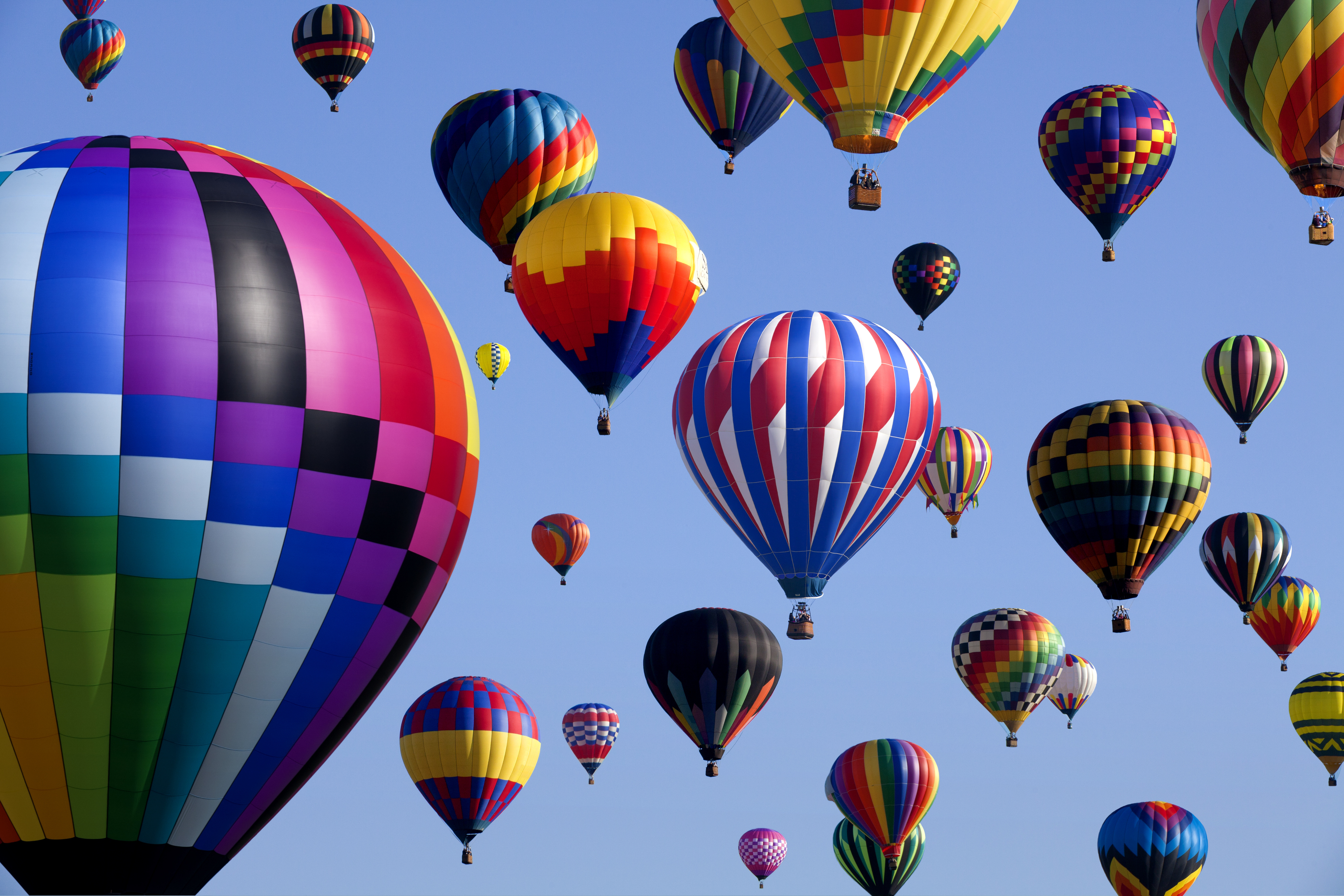 hot air balloons