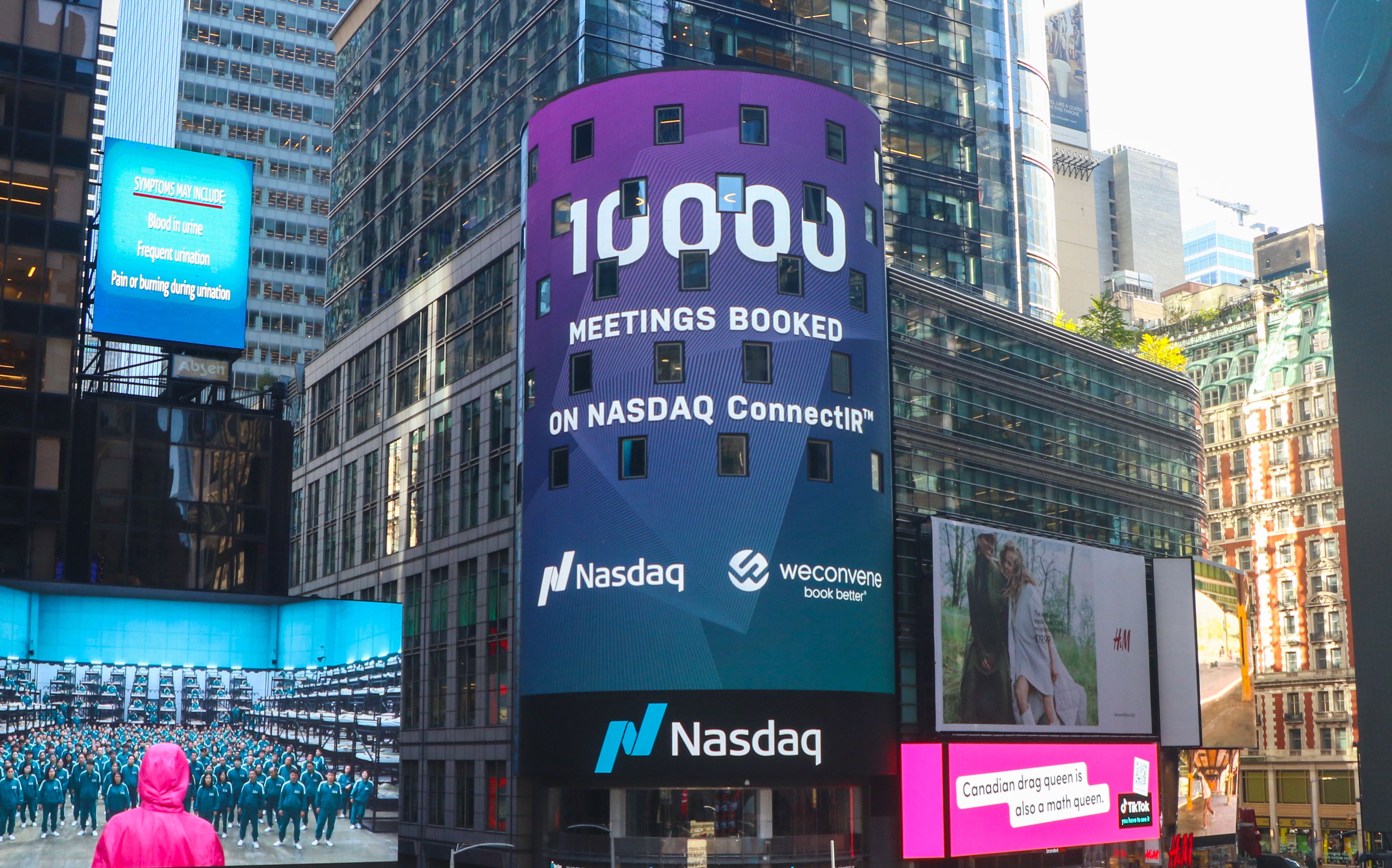 10,000 Meetings Booked on Nasdaq ConnectIR