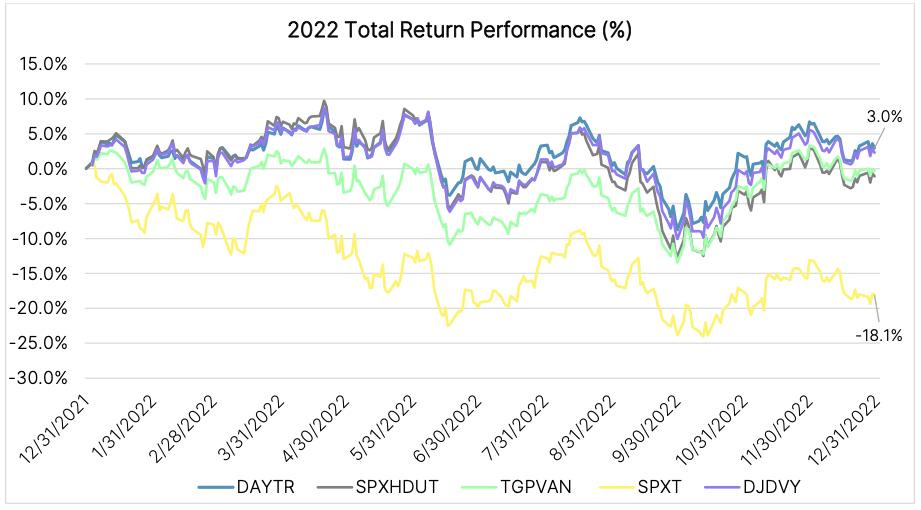 2022 Total Return Performance (%)