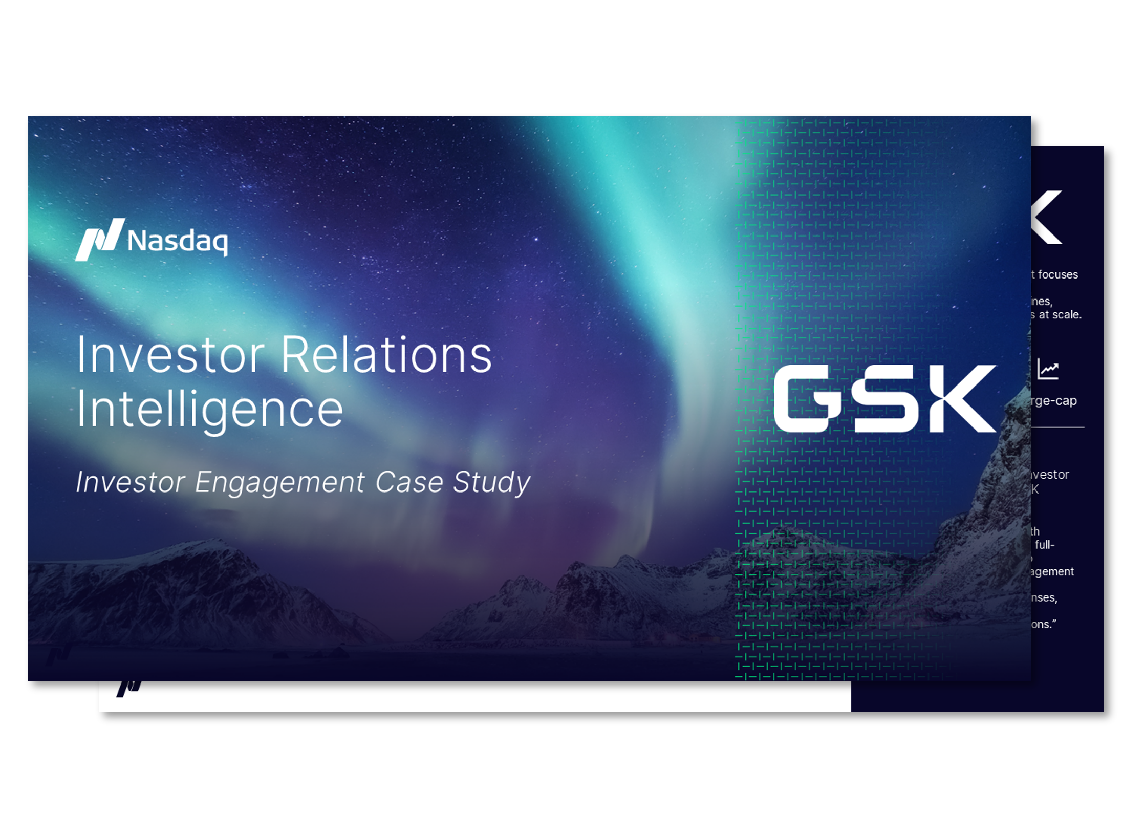 GSK Case Study - Investor Engagement