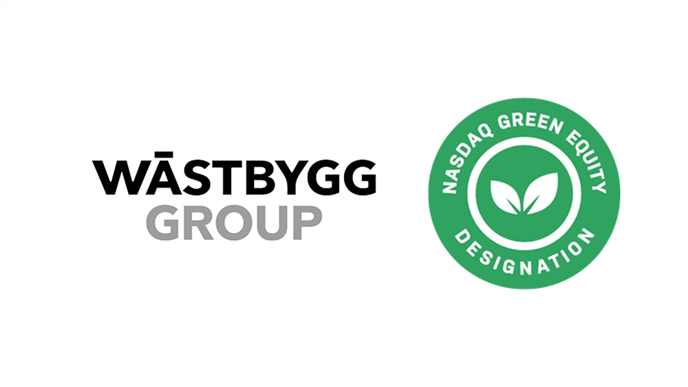 Wästbygg Gruppen Nasdaq Green Equity Designation