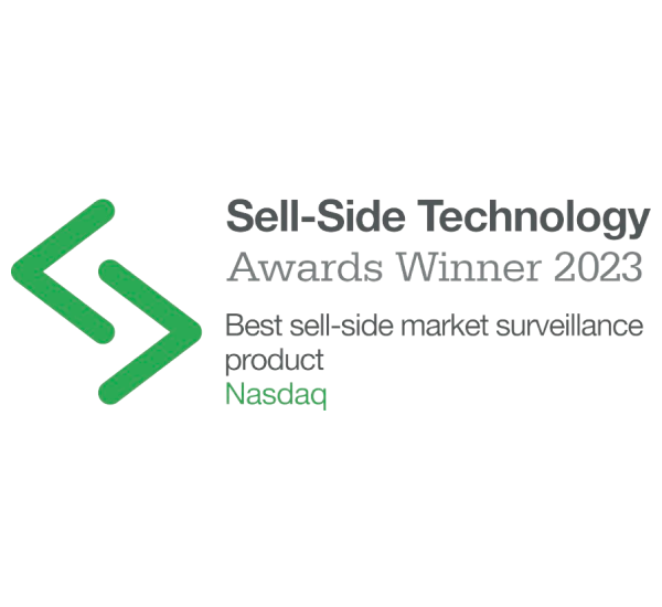 WatersTechnology Nasdaq Best Sell-Side Market Surveillance Product 2023 Award