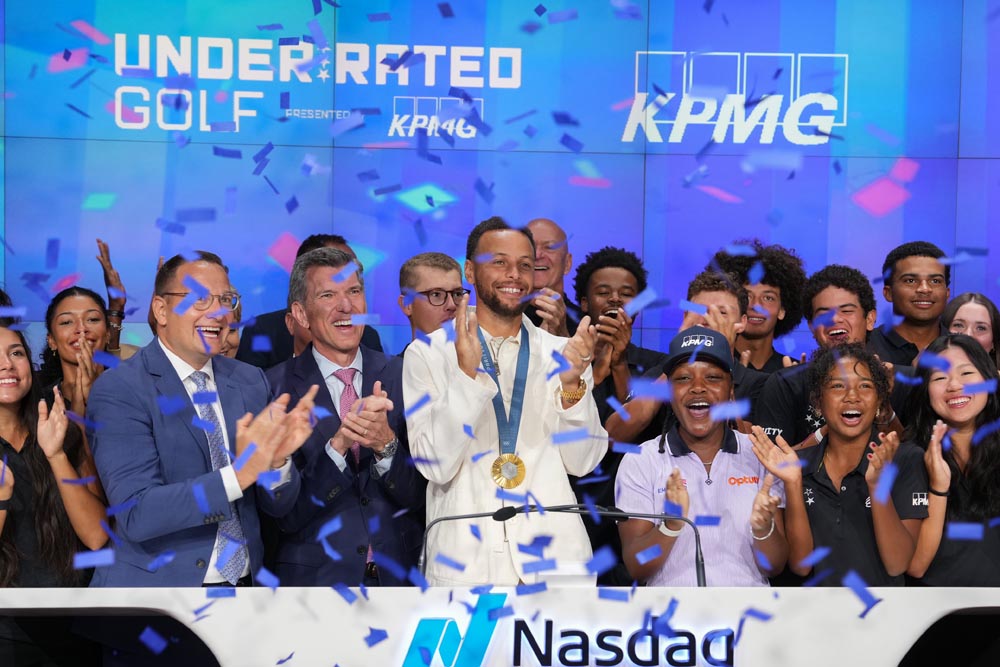 KPMG and Stephen Curry’s UNDERRATED Golf Ring the Opening Bell