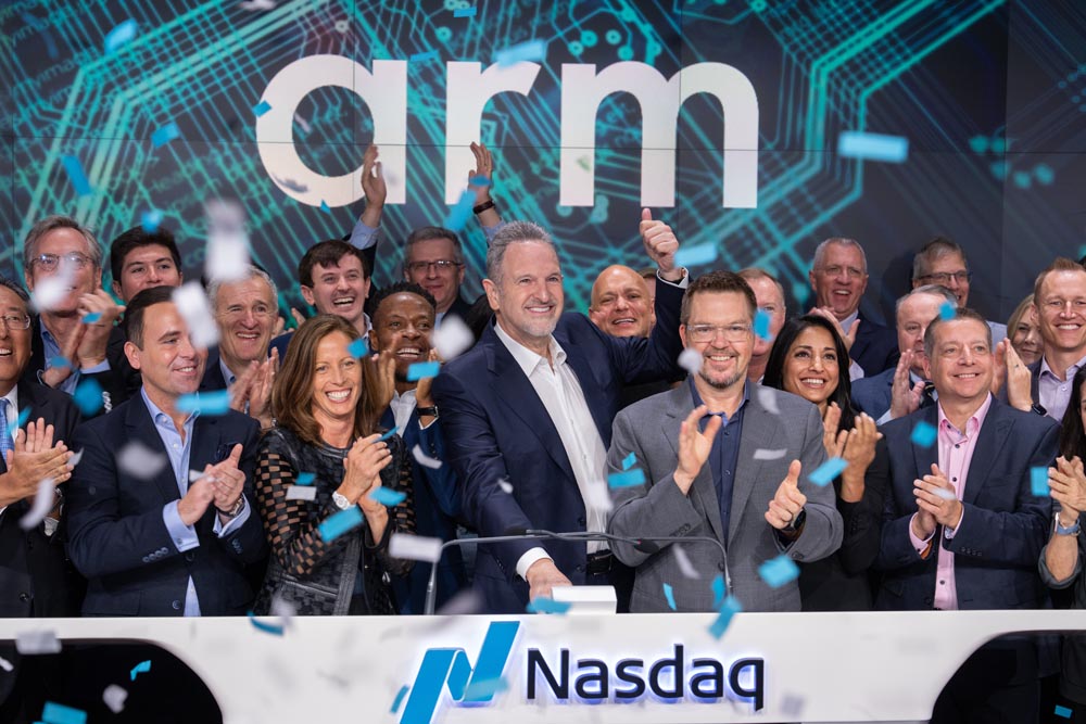 Arm rings the bell at Nasdaq MarketSite