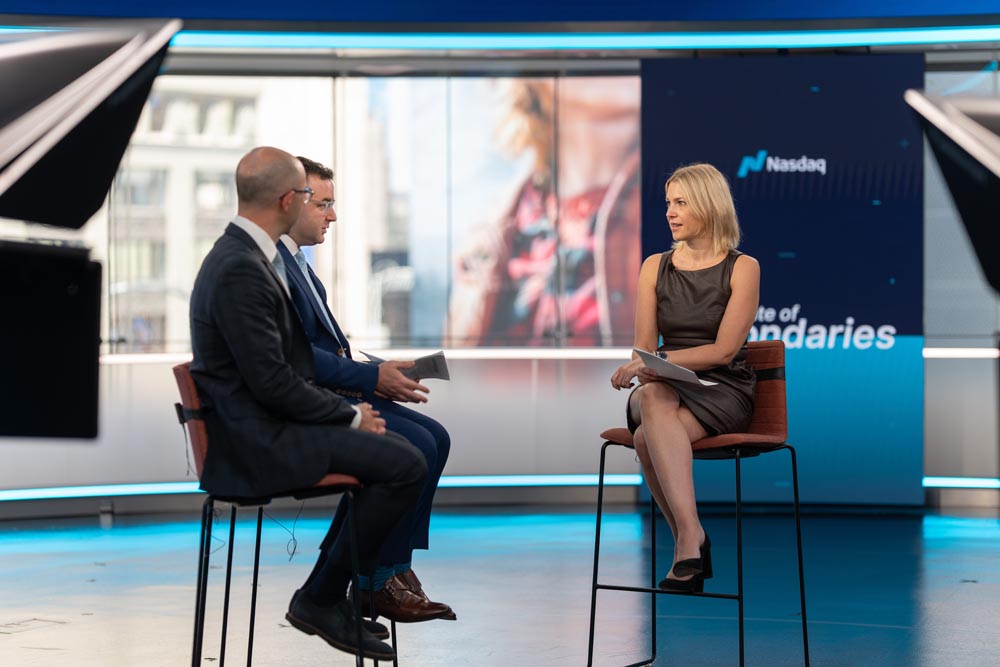 Interview in Studio B at the Nasdaq MarketSite