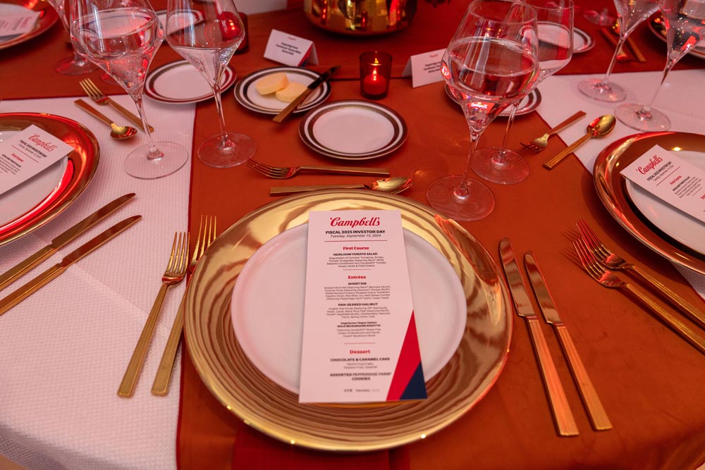 Campbell's Dinner hosted at the Nasdaq MarketSite