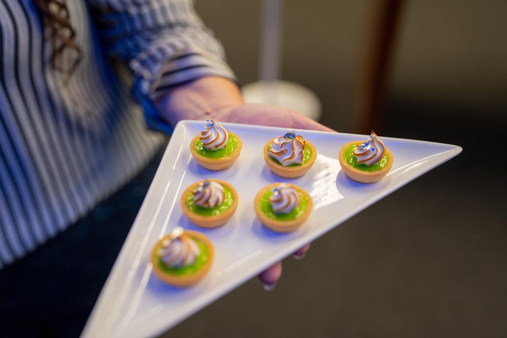 catering plate offering at Nasdaq MarketSite