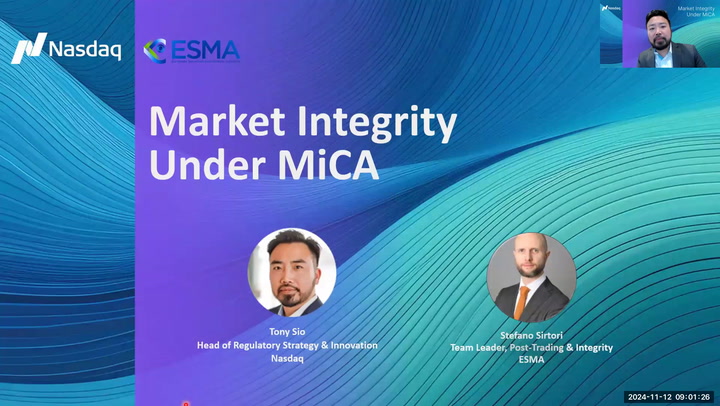 Market Integrity Under MiCA: A Recap with ESMA