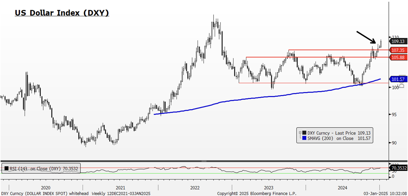 U.S. Dollar Index (DXY)