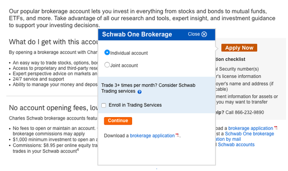 What Is An Individual Brokerage Account Charles Schwab