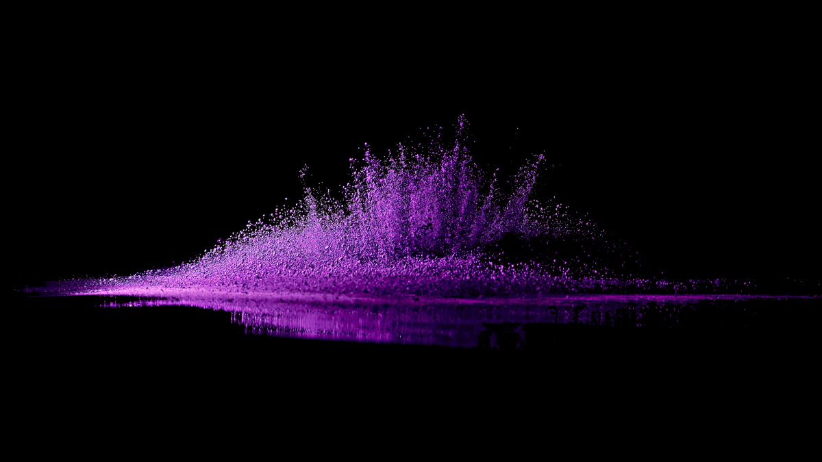 Abstract splash_colorful powder