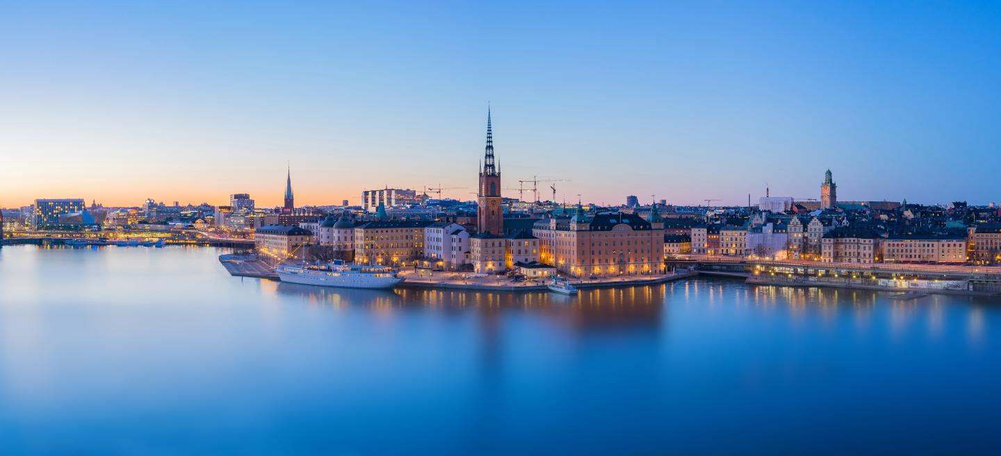 Gamla stan, Stockholm at dusk