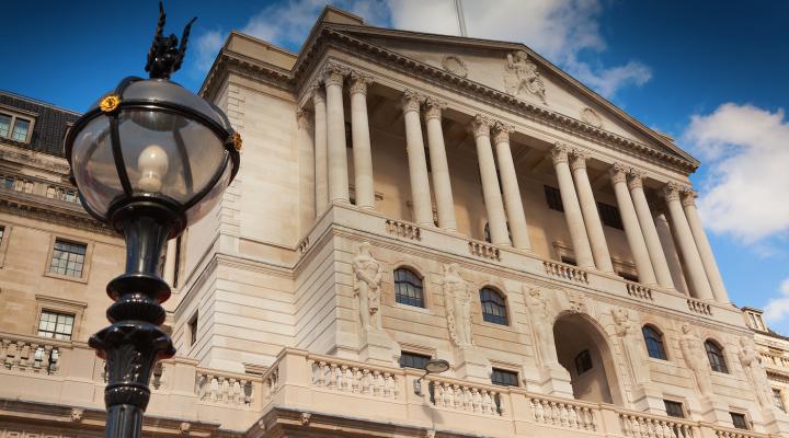 The Bank of England on Threadneedle Street