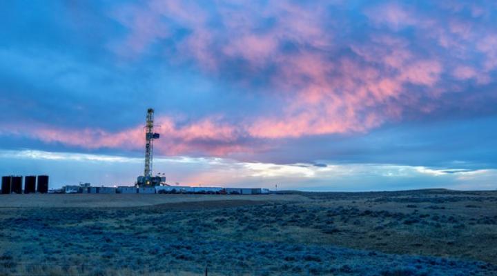 Drill Rig On The Prairie