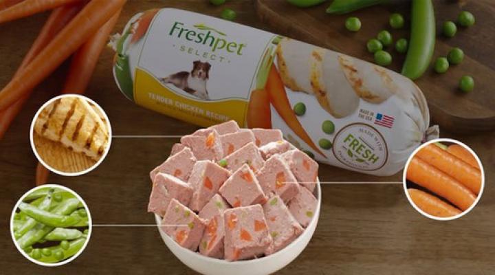 A collection of Freshpet products