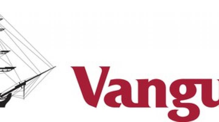 Vanguard logo of a ship next to name.