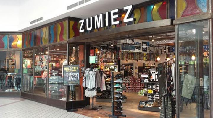 A Zumiez store in Wilton, NY.