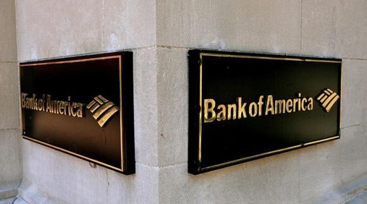 Bank of America sign