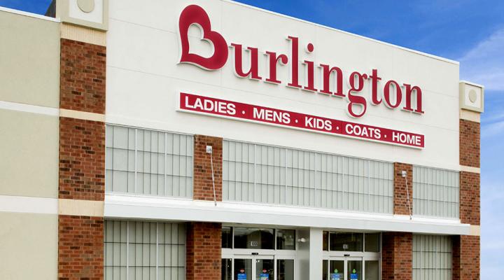 The exterior of a Burlington store