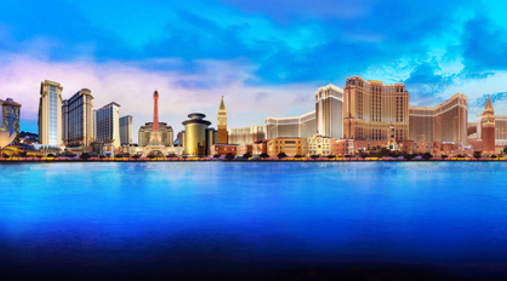 A panorama of Sands' casino resorts.