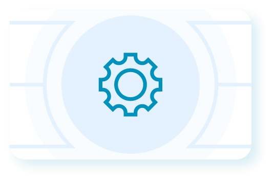 eVestment icon of a gear used for settings.