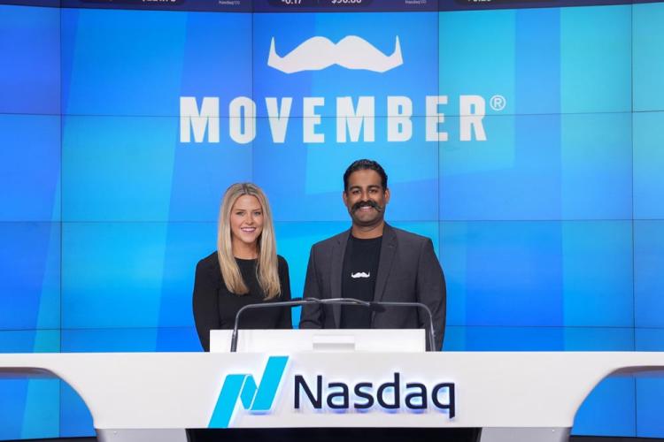 Movember Rings the Opening Bell