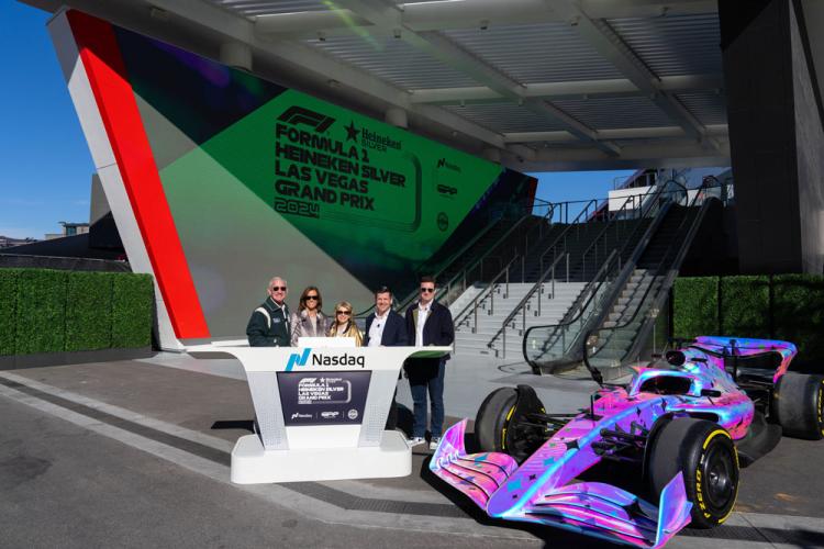 Liberty Media and Formula 1® ring the Nasdaq stock market closing bell on November 22, 2024.