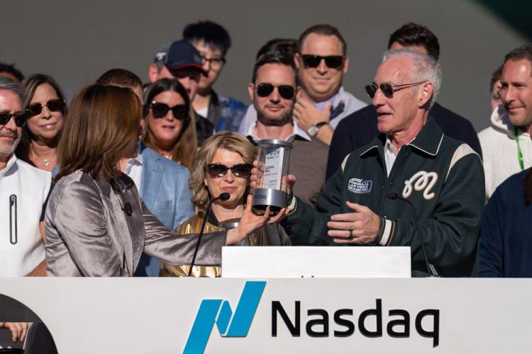 Liberty Media and Formula 1® ring the Nasdaq stock market closing bell on November 22, 2024.