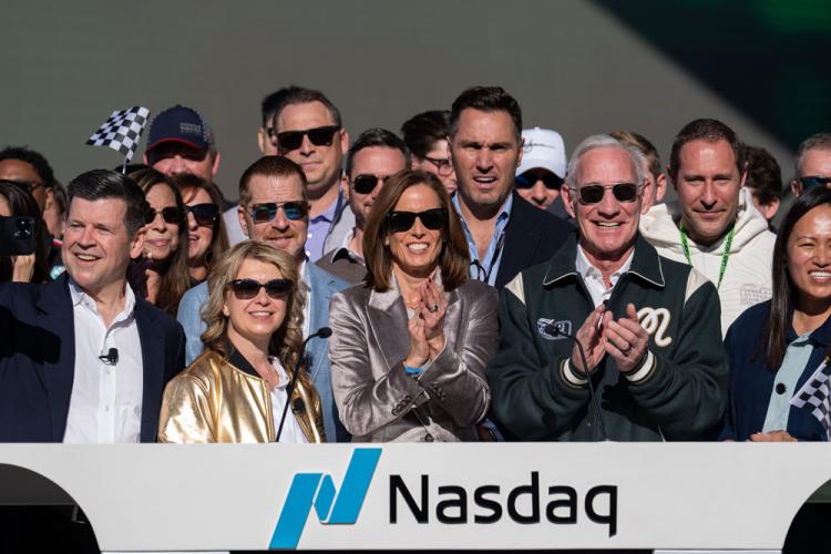 Liberty Media and Formula 1® ring the Nasdaq stock market closing bell on November 22, 2024.