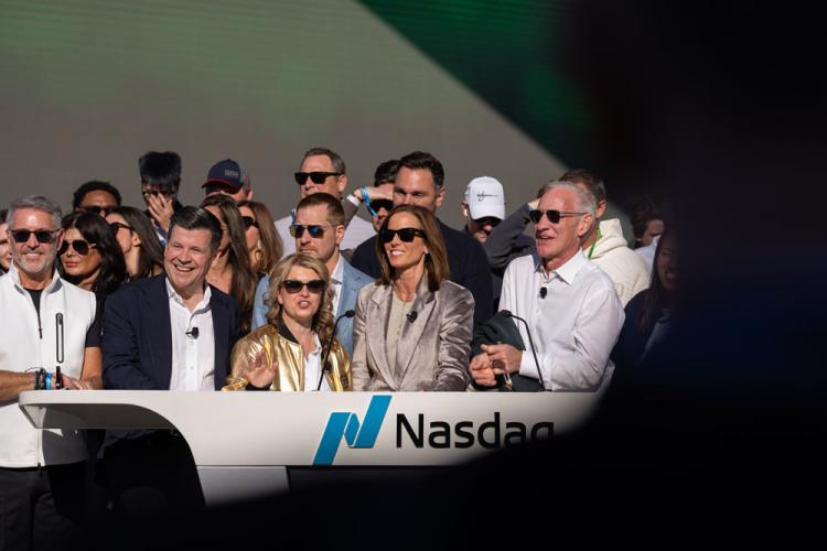 Liberty Media and Formula 1® ring the Nasdaq stock market closing bell on November 22, 2024.