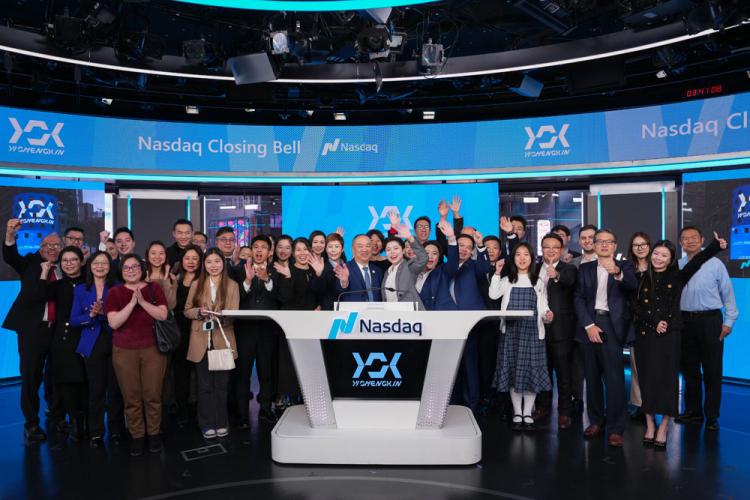 YSX TECH. CO., LTD rings the Nasdaq stock market closing bell on December 20, 2024.