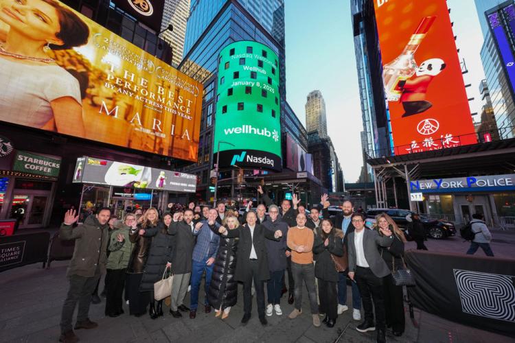 Wellhub rings the Nasdaq stock market closing bell on January 8, 2024.