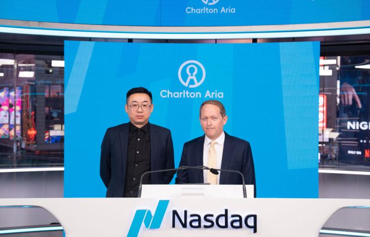 Charlton Aria Acquisition Corporation rings the Nasdaq stock market closing bell on January 15, 2026.