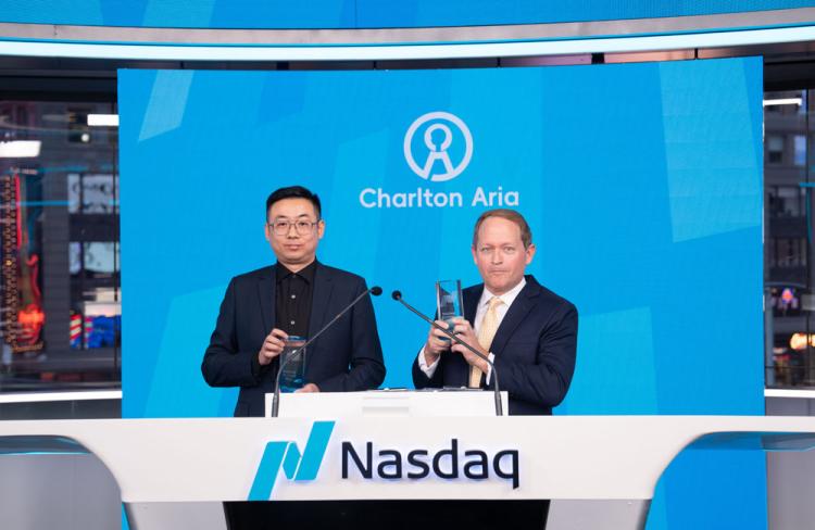 Charlton Aria Acquisition Corporation rings the Nasdaq stock market closing bell on January 15, 2026.