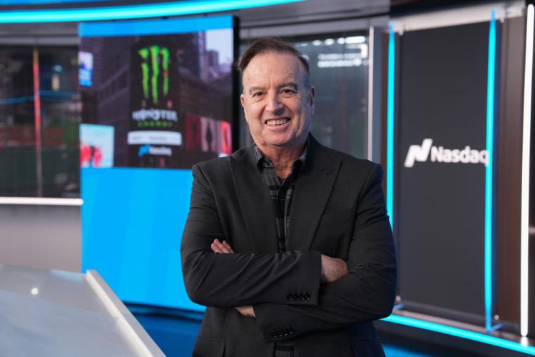 Monster Beverage Corporation rings the Nasdaq stock market closing bell on January 21, 2025.