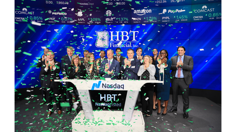 HBT Financial, Inc. Rings The Opening Bell In Celebration Of Its IPO ...